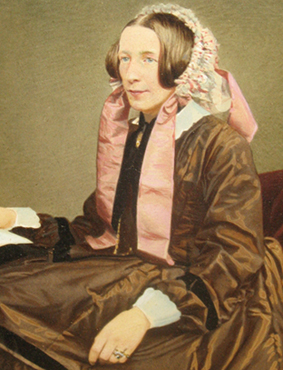 Victorian miniature, likely to be Ann Dudin Brown, c1845. 