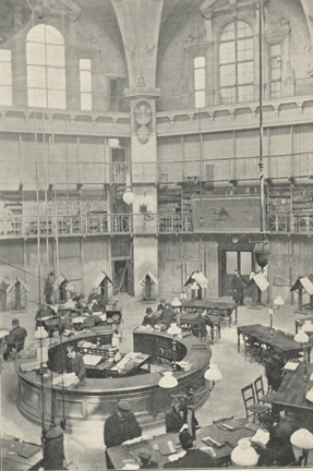 The Octagon Library, c1910.