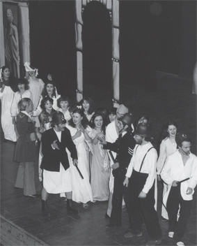 Queen Mary College student drama performance of The Pirates of Penzance, March 1982.