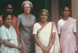 Staff at Women's Christian College, Madras, c1970.