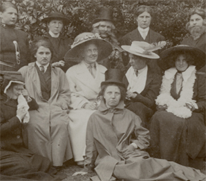 Westfield students as the cast of the play